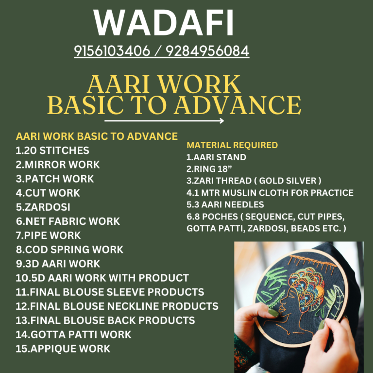 Master Aari Work: Comprehensive Guide from Basic to Advanced Techniques - Elevate Your Embroidery Skills